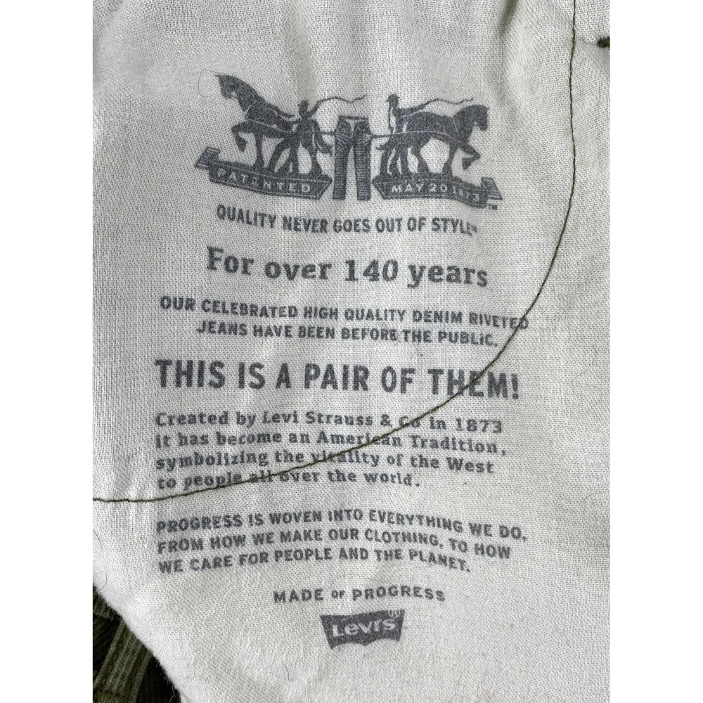 Levis measurements are